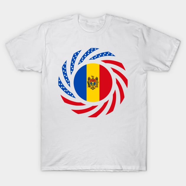 Moldovan American Multinational Patriot Flag Series T-Shirt by Village Values